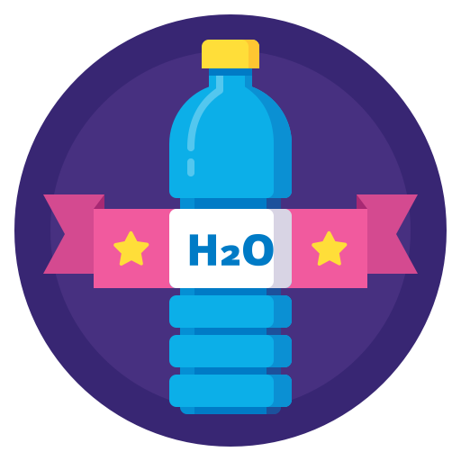 512x512 Drink, Sport, Badge, Water, Bottle, Hydration Icon