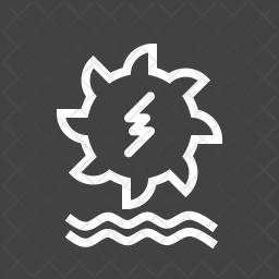 256x256 Hydro Icon Of Line Style