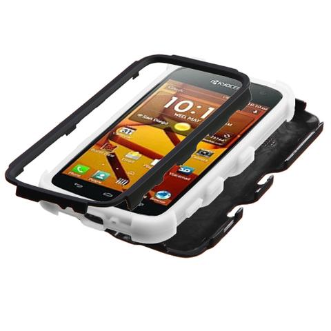 480x480 Blackwhite Impact Hybrid Protector Tuff Case For Kyocera Hydro