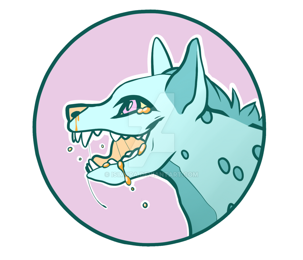 1024x876 Pastel Hyena Icon