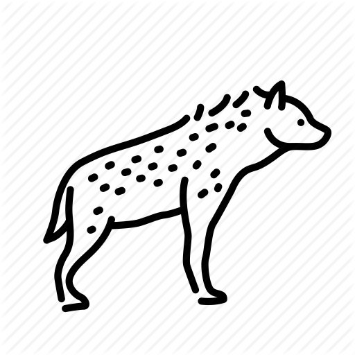 512x512 Animal, Hyaenidae, Hyena, Mammal, Nature, Wild Icon