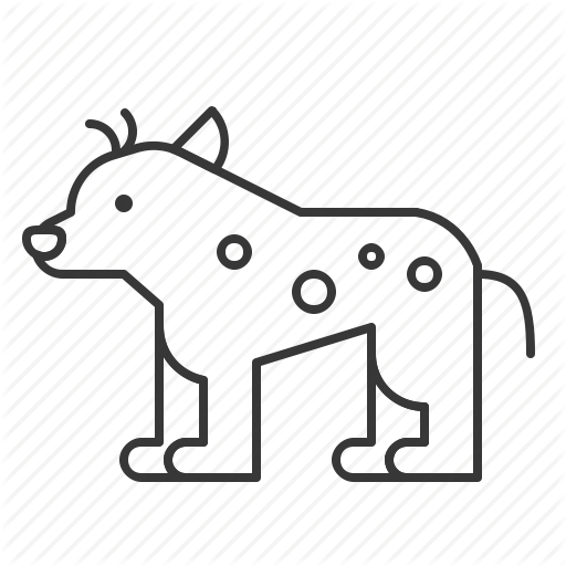 512x512 Animal, Hyena, Mammal, Wildlife, Zoo Icon