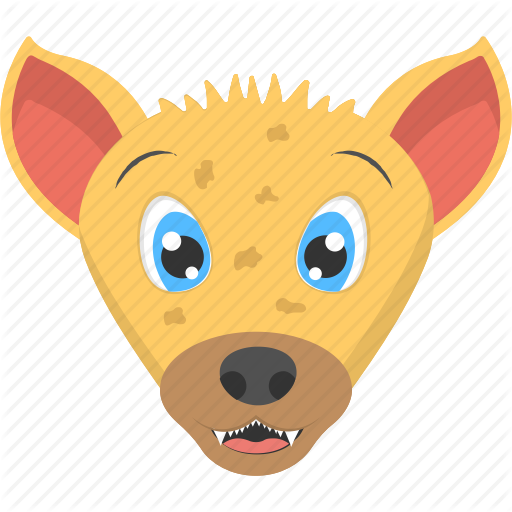 512x512 Baby Face, Baby Hyena, Baby Hyena Face, Pet Animal, Yellow Hyena Icon