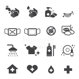 300x300 Hygiene Icons Set Premium Clipart