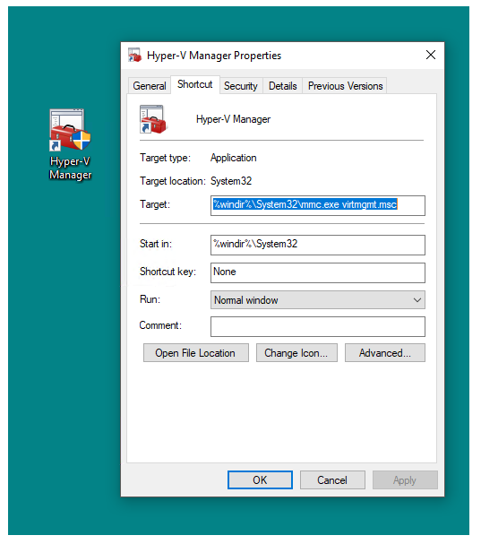 537x607 How To Create A Hyper V Manager Shortcut In Windows It Stuff