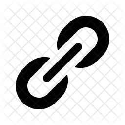 256x256 Hyperlink Icon Of Glyph Style