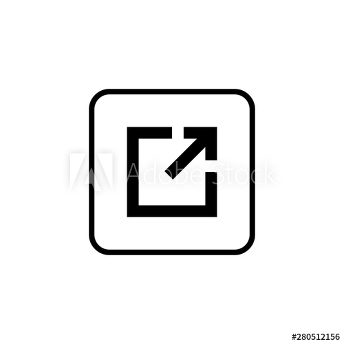 500x500 Link Icon Link Vector Icon External Link Symbol Vector Icon
