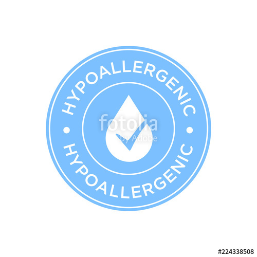500x500 Hypoallergenic Blue Icon Stock Image And Royalty Free Vector