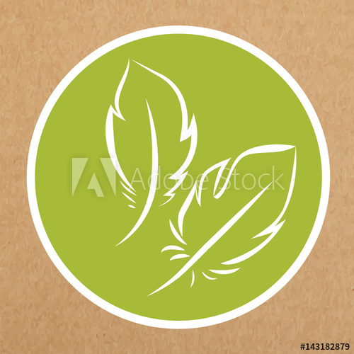 500x500 Hypoallergenic Feathers Vector Isolated Icon