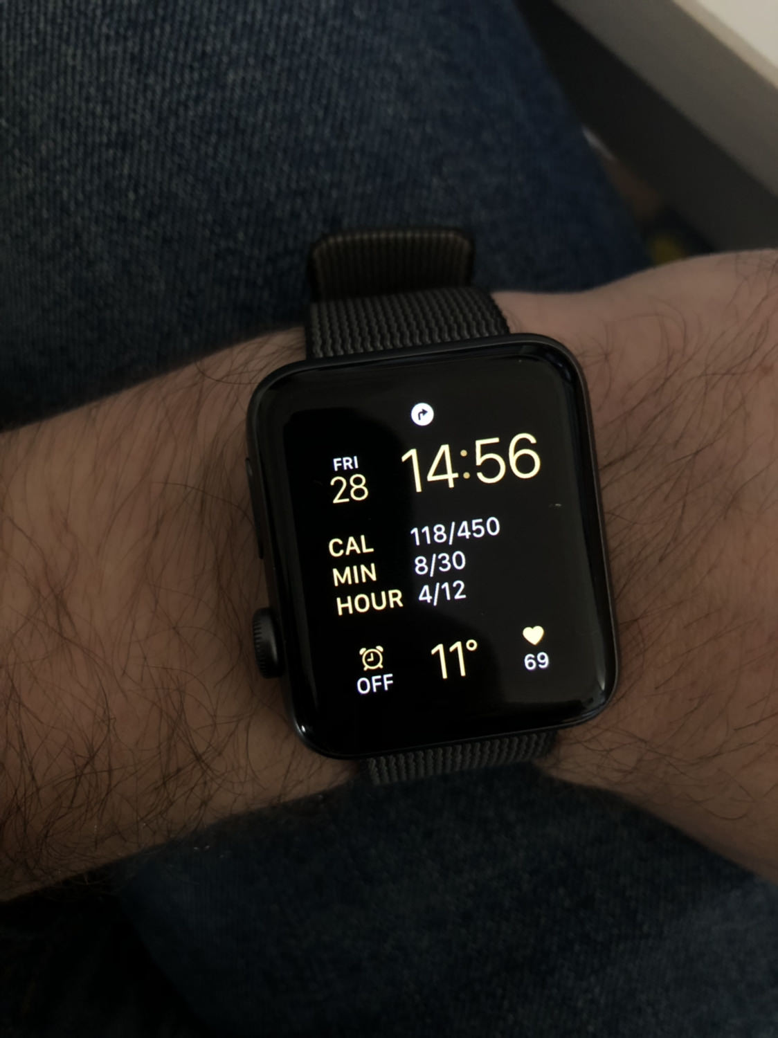 1124x1500 What's This Small Arrow Icon On Top Of The Screen Applewatch