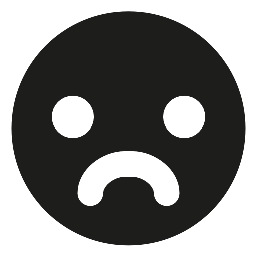 512x512 Sad Emoticon Face Free Vector Icons Designed