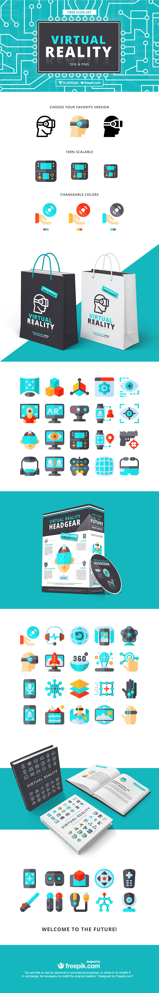 660x4103 Free Virtual Reality Icon Set Cssigniter