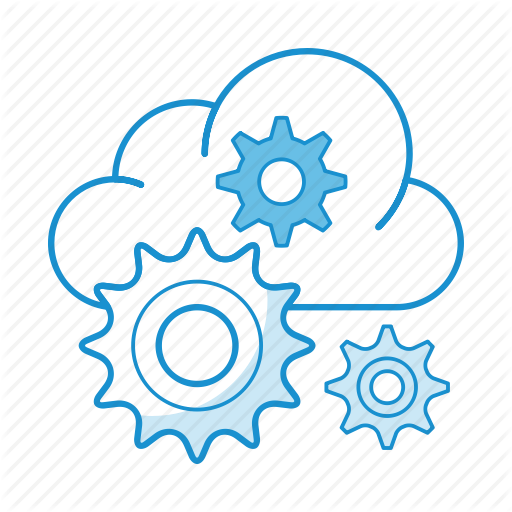 512x512 Cloud, Computing, Paas, Platform, Server, Service, Settings Icon