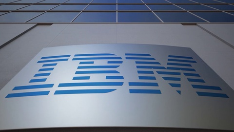 480x270 Outdoor Signage Board With Ibm Logo Modern Office Building
