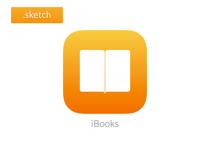 800x600 Apple Ibooks Ios Icon Sketch Freebie