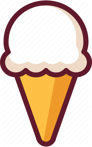 320x512 Cartoon, Cone, Dessert, Food, Ice Cream, Icecream Icon