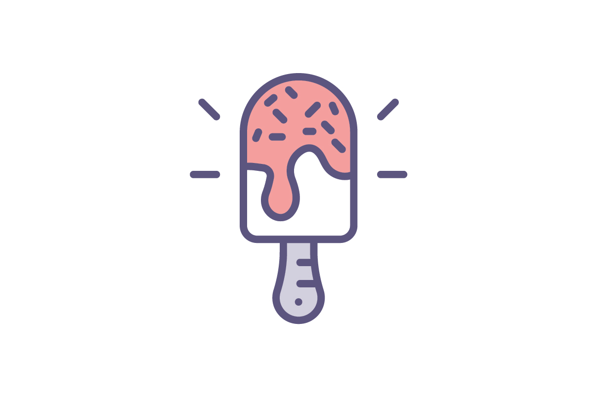 1208x804 Ice Cream Icon Graphic