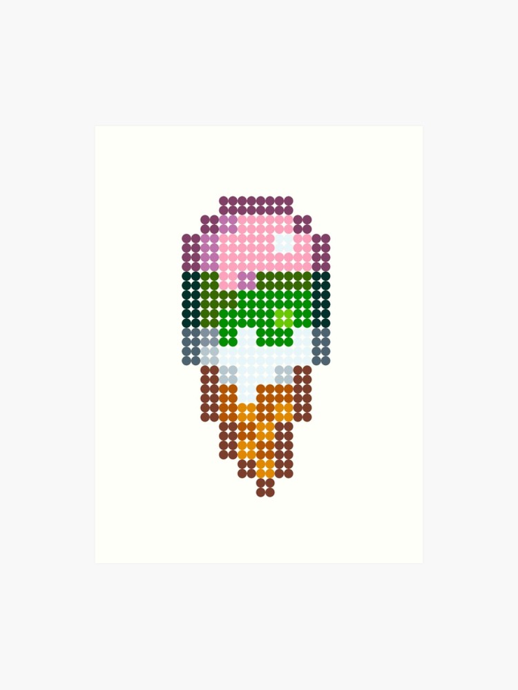 750x1000 Stardew Valley Ice Cream Icon Art Print