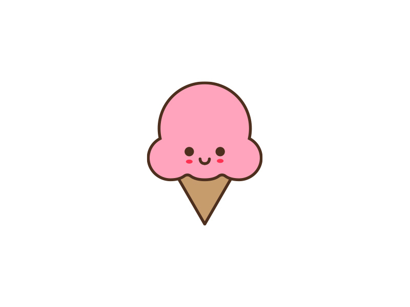 800x600 Ice Cream Flat Icon