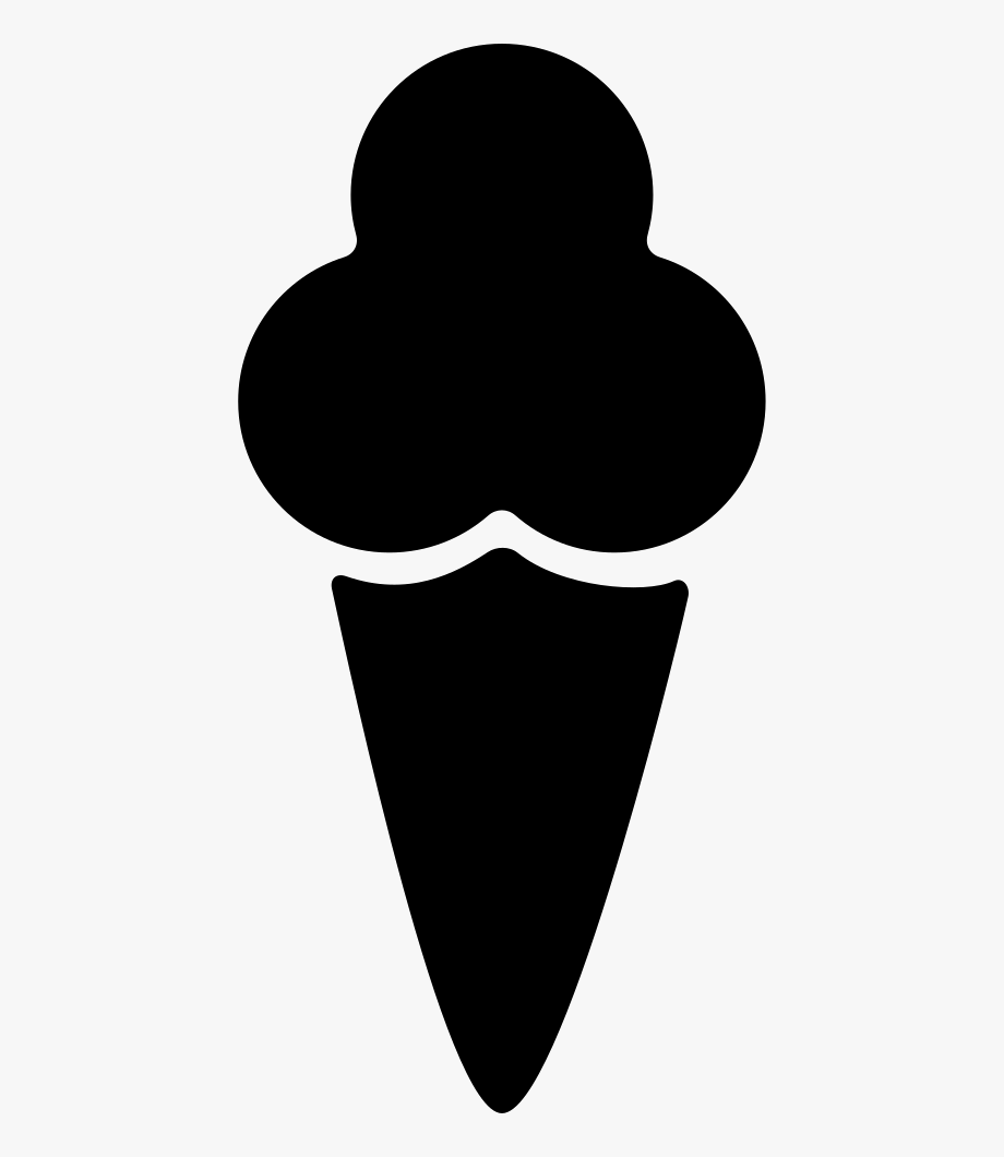 920x1060 Ice Cream Png Black