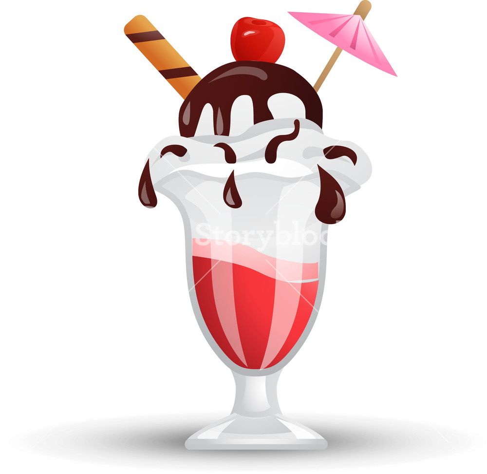 Ice Cream Sundae Icon Royalty Free Stock Image 1000x973 Ice Cream Sundae Icon Royalty Free Stock Image