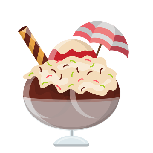Ice Cream Sundae Flat Icon 512x512 Ice Cream Sundae Flat Icon