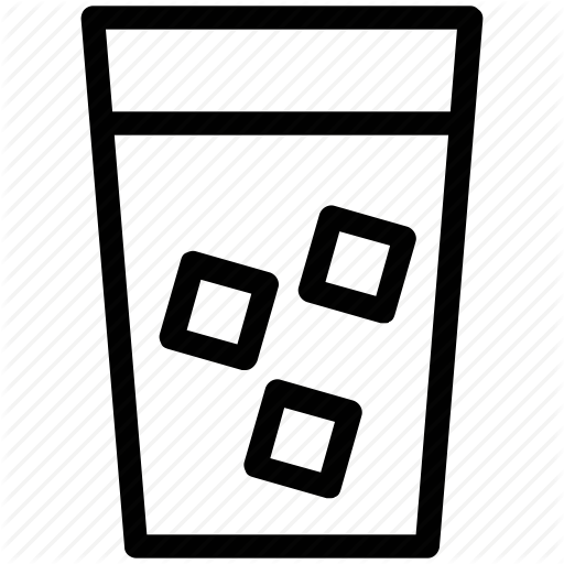 512x512 Cold Drink, Drink, Drink With Cubes, Ice Cubes In Glass, Summer