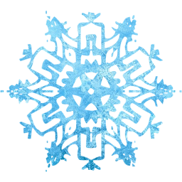 256x256 Ice Snowflake Icon