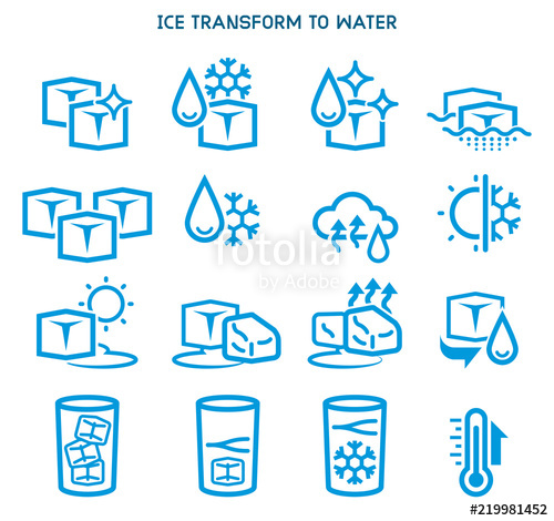 500x470 Status Of Ice Cube Transform To Water