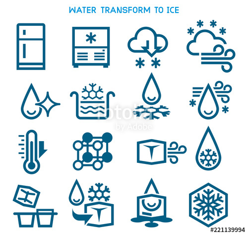 500x473 Status Of Water Transform To Ice Cube