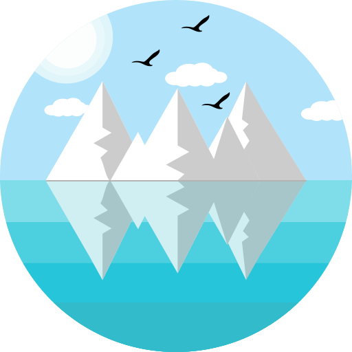 512x512 Iceberg, Ecology, Melting Icon Png And Vector For Free Download