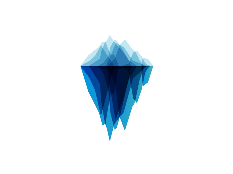 800x600 Iceberg Logo Design Symbol