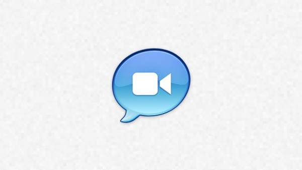 600x338 Glossy Blue Replacement Ichat Icon