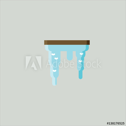 500x500 Icicle Icon Flat Design