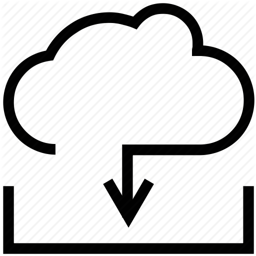 512x512 Cloud Data Transfer, Cloud Download, Data Transfer, Download