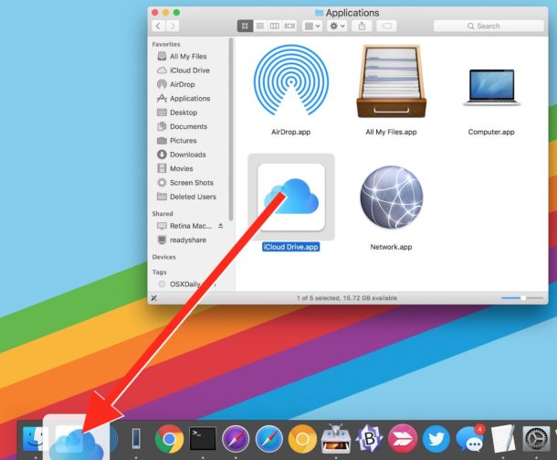610x503 How To Add Icloud Drive To Dock On Mac