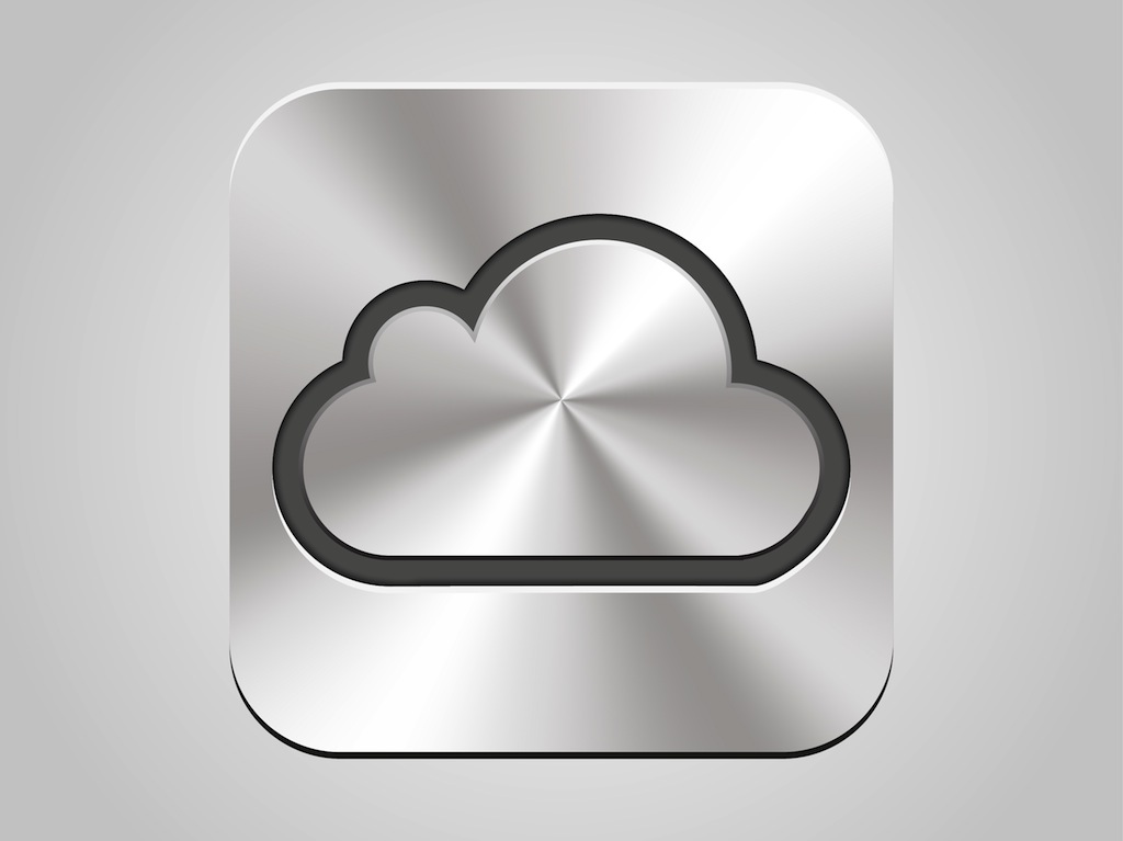 1024x767 Apple I Cloud Icon Vector Art Graphics
