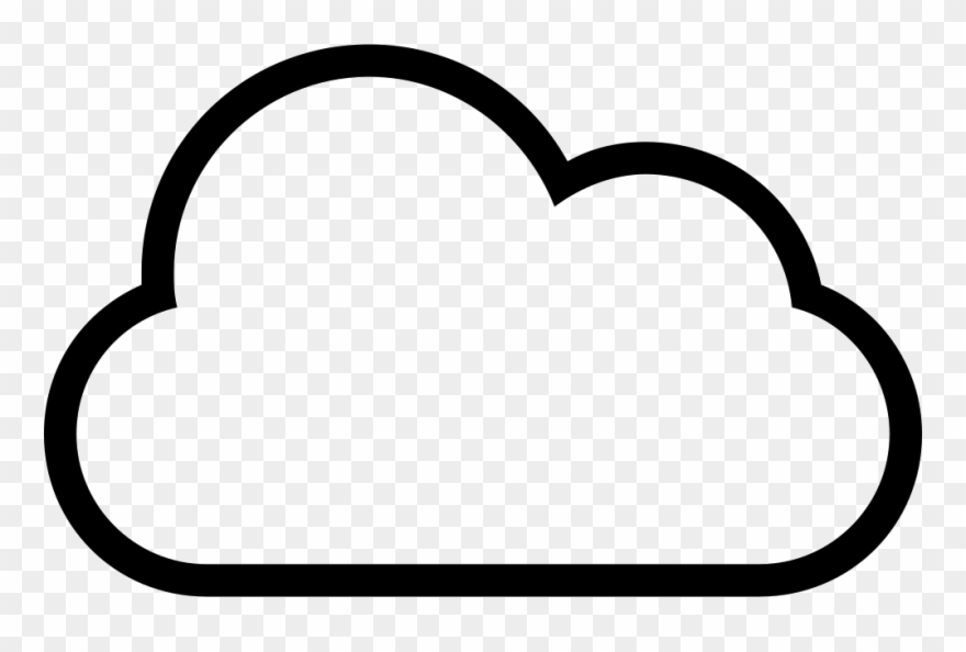 880x594 Cloud Stroke Png Icon Free Download