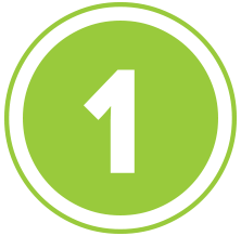 222x218 Green Number Png Image