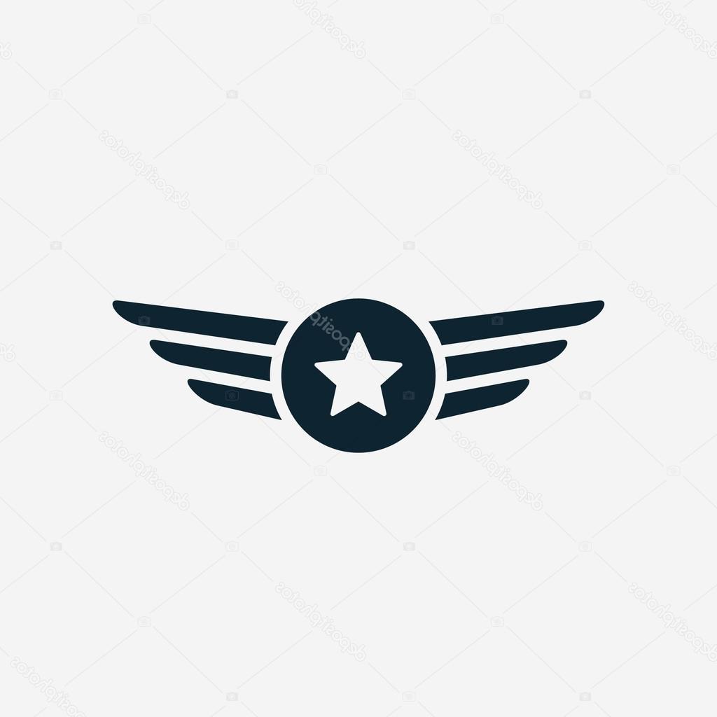 1024x1024 Hd Pilot Wings Icon Vector Design Vector Images Design