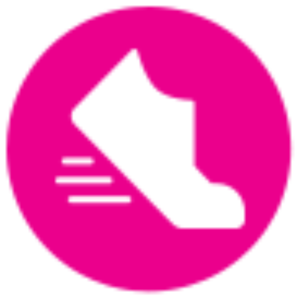 1024x1024 Pink Path Fun Run Walk Icon