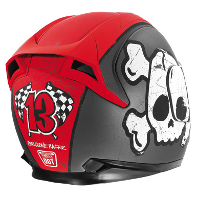 385x385 Icon Airframe Crossbones Racer Full Face Helmet