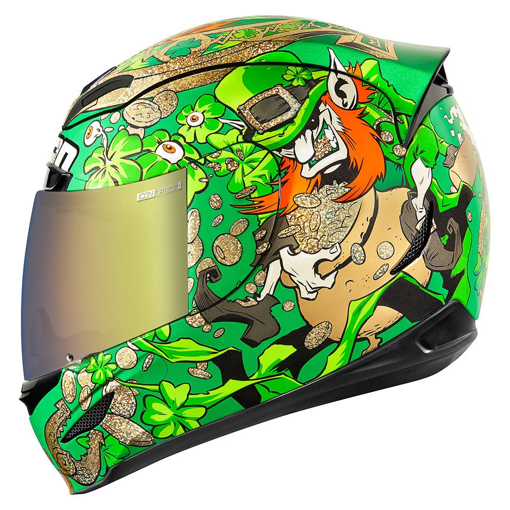 1000x1000 Icon Airmada Lepricon Helmet Motorsport Superstore