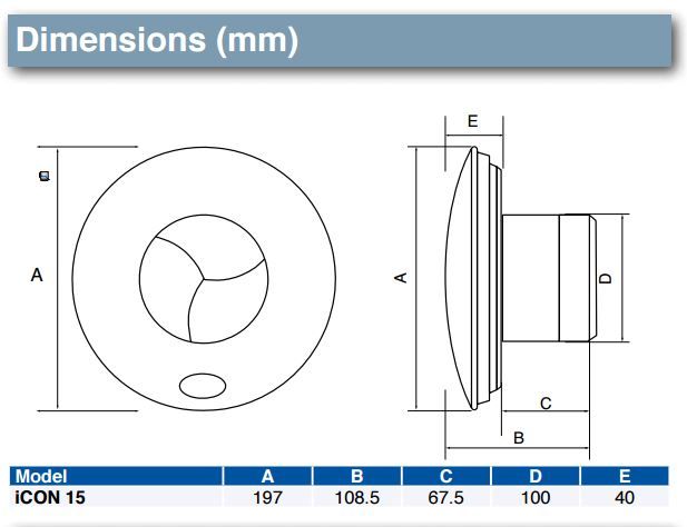 Airflow Icon Eco Extractor Fan 617x474 Airflow Icon Eco Extractor Fan