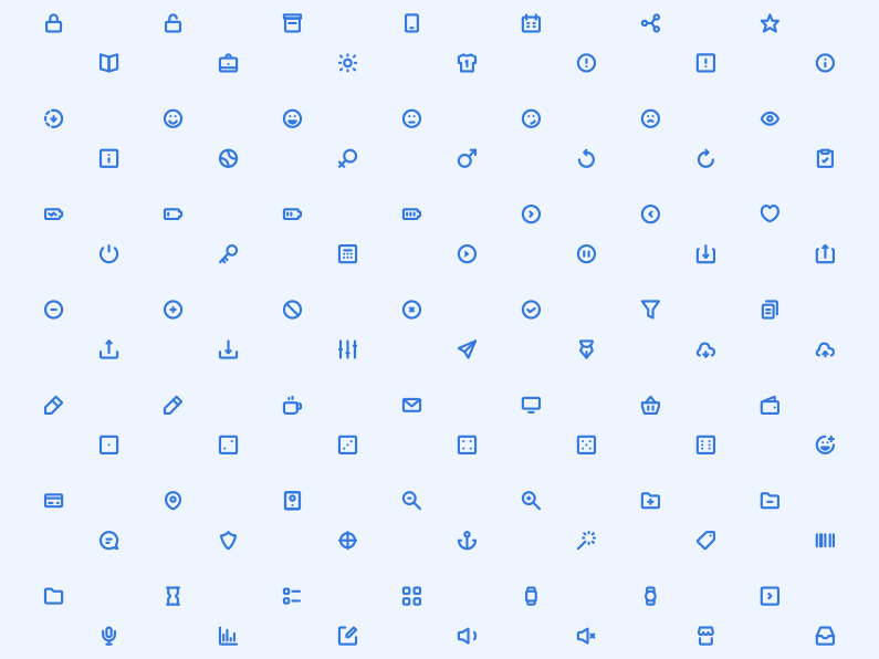 795x596 Icons Sketch Freebie