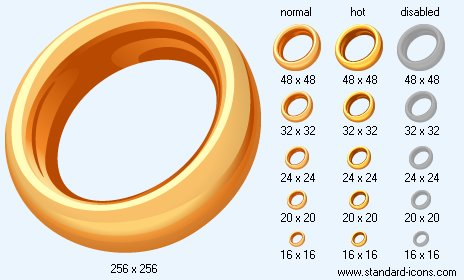 Gold Ring Icon Standard Dating Icons 464x280 Gold Ring Icon Standard Dating Icons