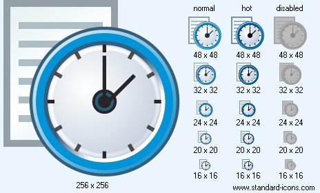 Time Management Icon Standard Toolbar Icons 464x280 Time Management Icon Standard Toolbar Icons