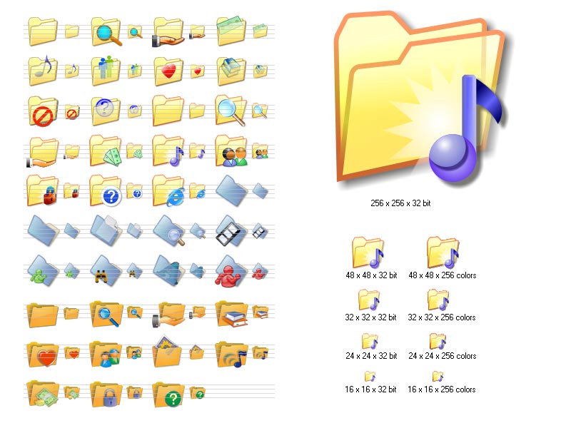 Folder Icon Set Download 800x600 Folder Icon Set Download