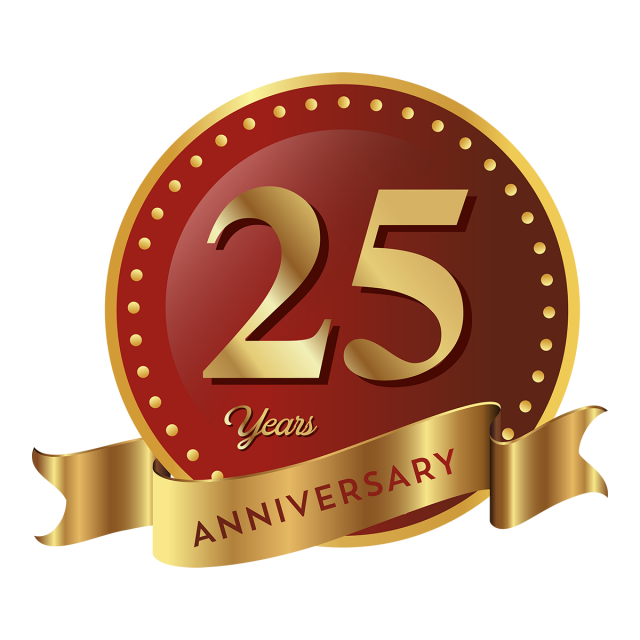 640x640 Anniversary Badge Logo Icon, Anniversary, Anniversary