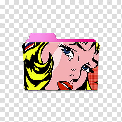 392x392 Glamour Art Icons, Portrait Of Female Character Folder Icon